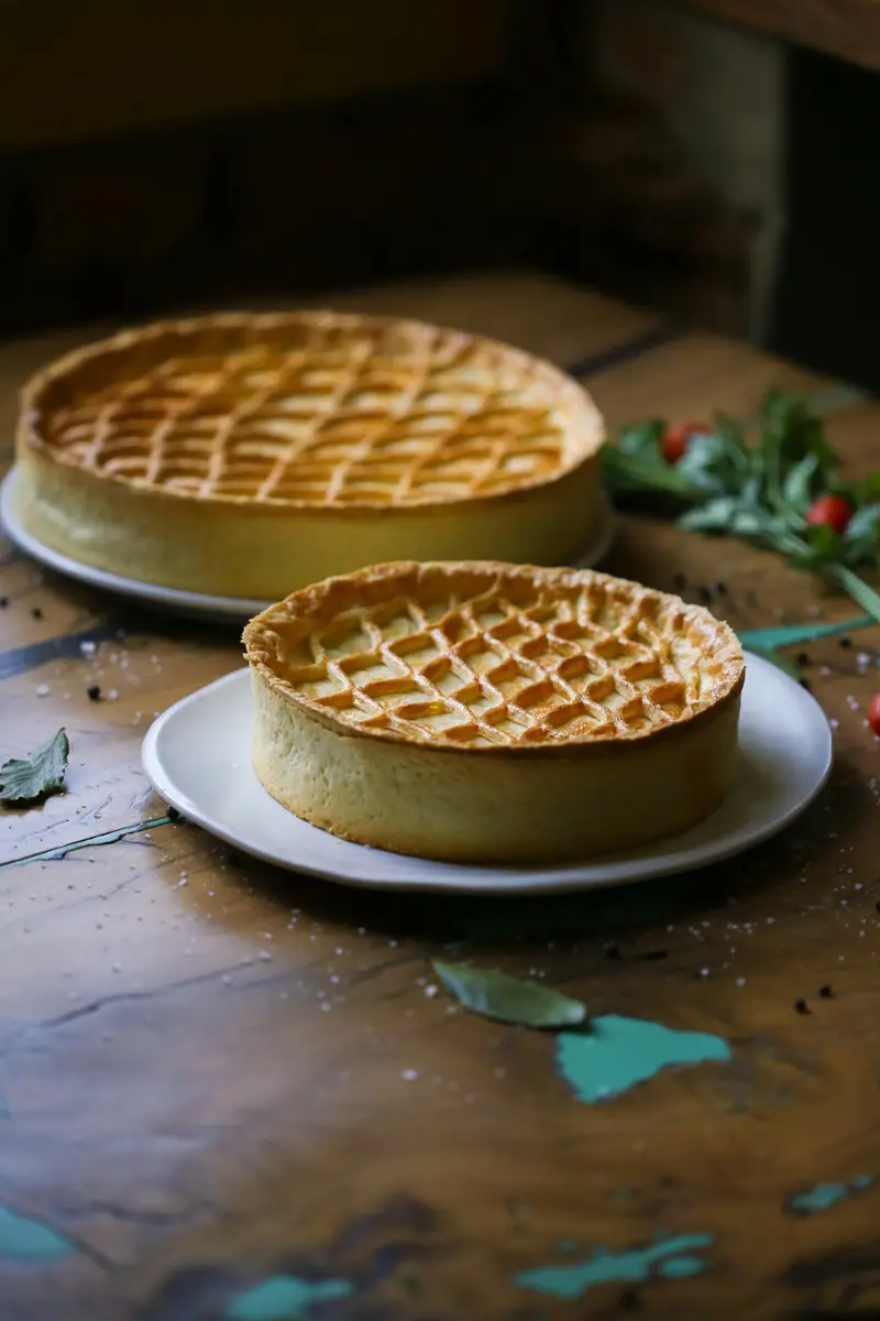 Duas tortas artesanais inteiras do Seo Barô